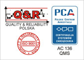 Certyfikat Jakości ISO 9001